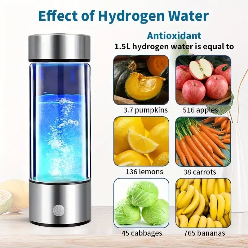 Portable Hydrogen Water Maker l Hydrogen Water Bottle Generator with SPE PEM Technology Speelgoed Koning