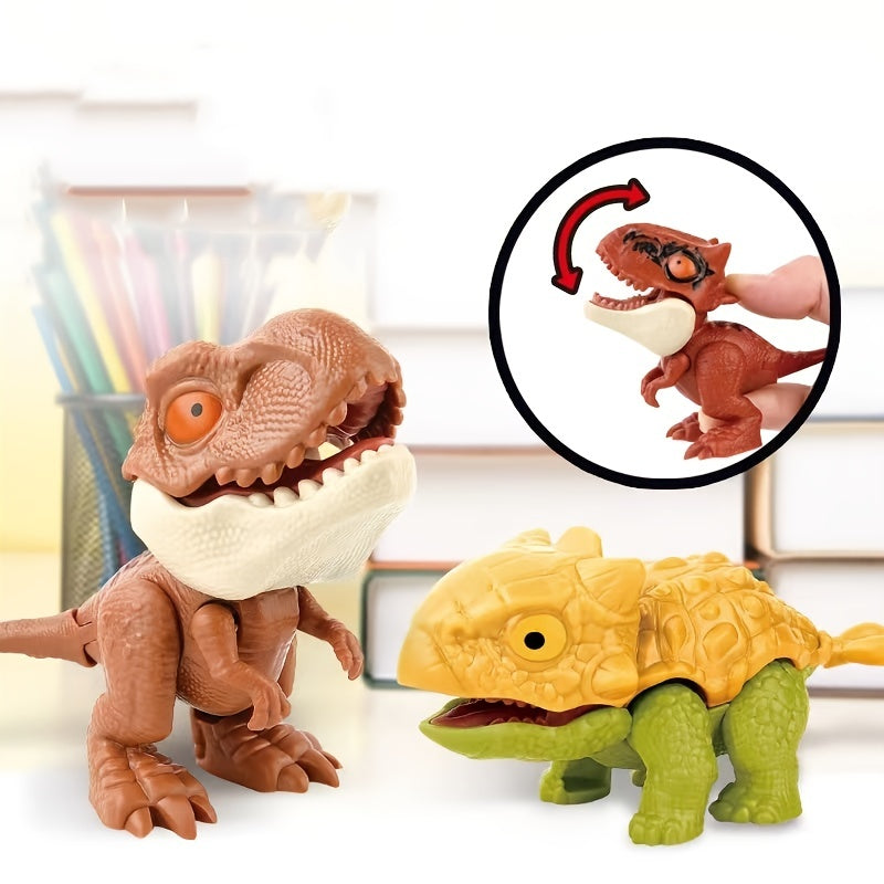 Jouet Dinosaure à Mordre le Doigt | Modèle Articulé Amusant pour Collection Jurassic, Cadeau pour Enfants King of Toys