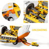 Avion Jouet pour Enfants de 3 Ans | Avion de Transport Grand Modèle avec 10 Voitures | Cadeau de Noël et Halloween | Jouet Éducatif et Fun pour Enfants King of Toys