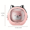 Chaufferette portable en forme de chien avec lumière d'ambiance - Rechargeable par USB, accessoire idéal pour réchauffer les mains des femmes en hiver, parfait pour Pâques, Noël, anniversaires et anniversaires de mariage King of Toys