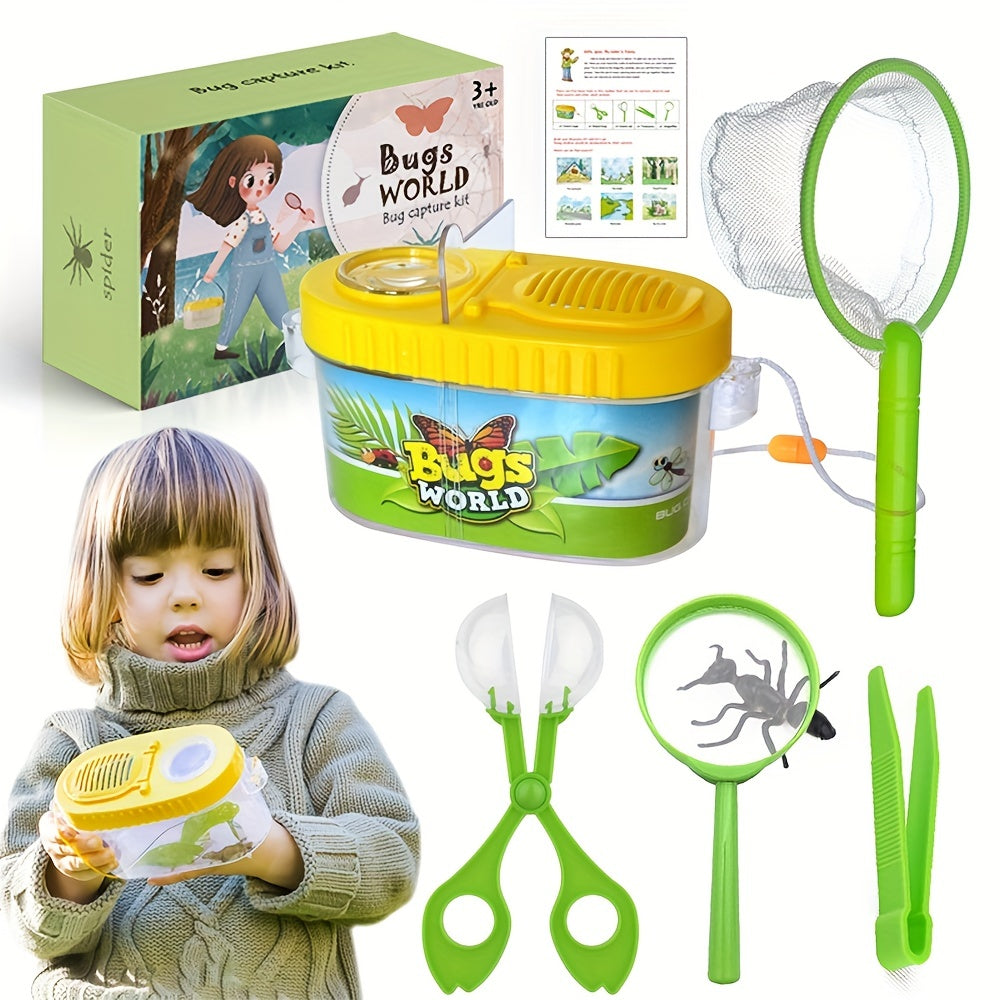Kit d’Explorateur pour Enfants (5 pcs) | Kit d'Aventure en Plein Air et de Capture d'Insectes, Jouets Éducatifs de Découverte de la Nature King of Toys