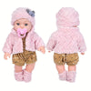 Poupée Reborn 30cm/12 pouces - Poupée Bébé Réaliste avec Bonnet, Chaussettes et Sucette - Cadeau de Festival King of Toys