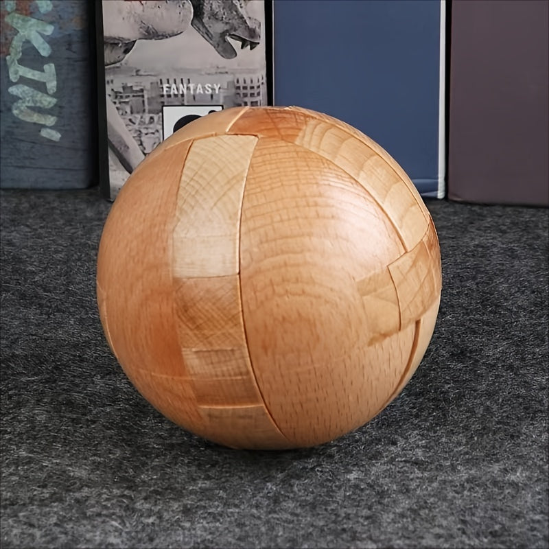 Casse-tête Balle Magique en Bois | Jeu d'Intelligence, Boule Puzzle, Cadeau de Noël