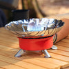 Réchaud à Gaz Portable pour Camping l Résistant au Vent, Allumage Piézo & Contrôle de Flamme l Extérieur & Mini King of Toys