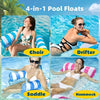 Transat Gonflable Pliable – Matelas Flottant en PVC Multi-Usage pour Piscine & Plage | Détente Adulte