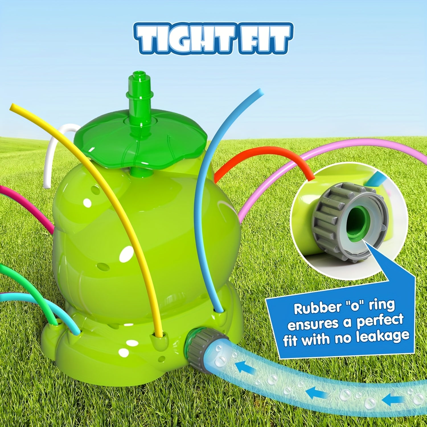Jouet Baseball Arroseur d’Eau – Jeu d’Été Extérieur pour Enfants, Se Connecte au Tuyau pour des Heures de Plaisir