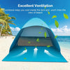 Tente de Plage Pop-Up Portable | Protection UPF 50+ & Étanche