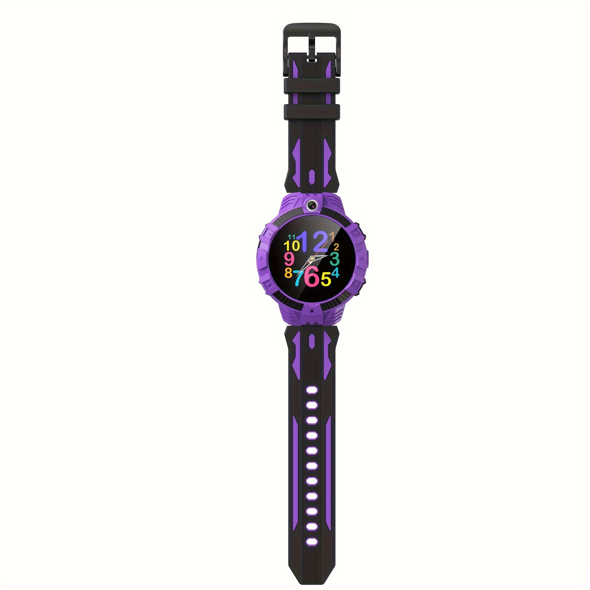 Montre Intelligente Éducative pour Enfants 4-12 Ans - Smartwatch Tactile avec Jeux, Musique, Appareil Photo et Podomètre - Cadeau Anniversaire et Noël
