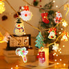 Guirlande lumineuse de Noël LED | Décoration intérieure pour fêtes de Noël avec Père Noël et bonhomme de neige King of Toys