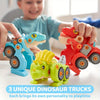 3 Pack Jouets dinosaures à démonter avec perceuse électrique | Jouets de construction transformables, interrupteur bidirectionnel, voitures jouets pour les garçons de plus de 3 ans