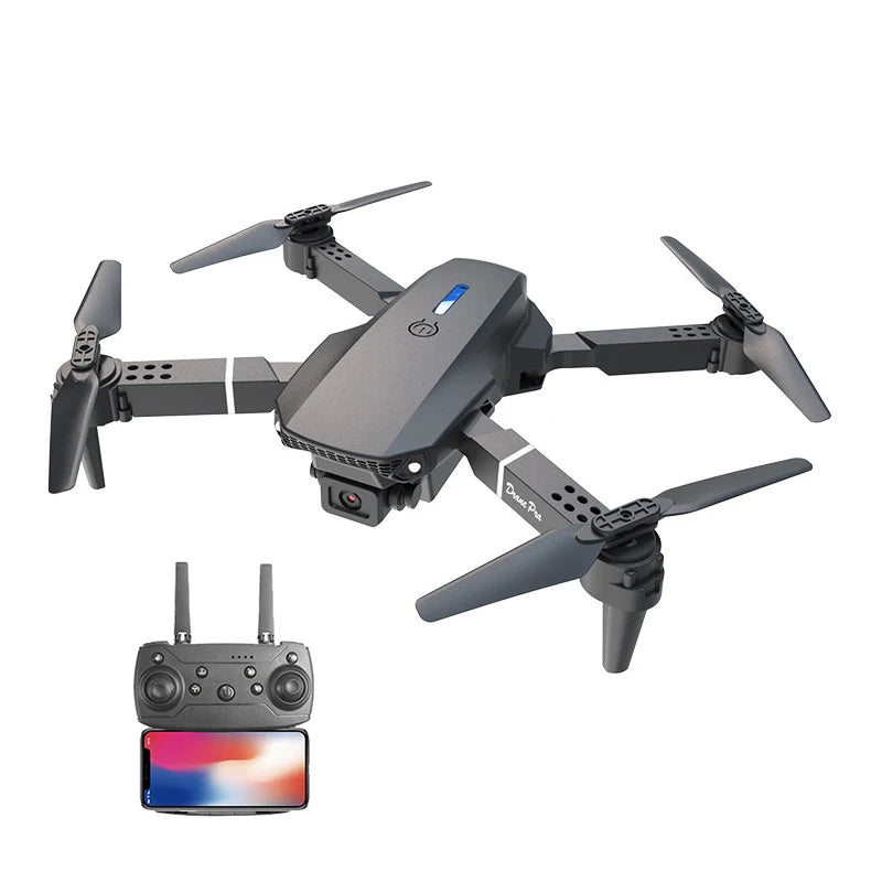 Drone E88Pro avec Caméra et Télécommande | Pour Jeunes et Adultes Speelgoed Koning