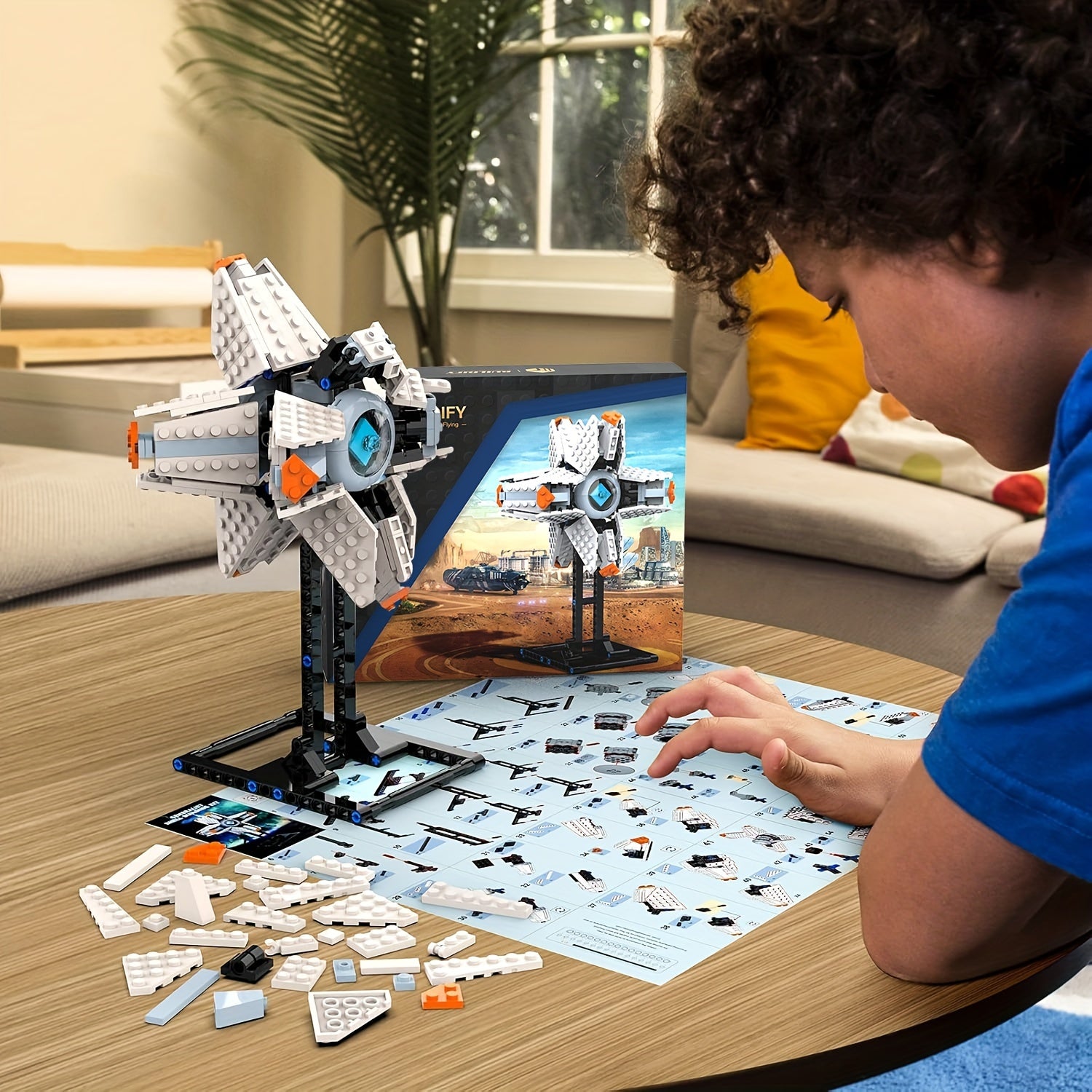 Blocs de Construction Coquillage – Kit de Modèle avec Support d’Exposition, Jouet Créatif pour Enfants & Fans de Jeux