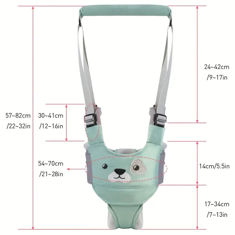 Porte-Bébé Ourson & Sac Avant pour Bébé et Tout-Petit l Avec Support pour Hanches Maman De Speelgoed Koning