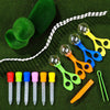 Set sensoriel 3pcs pour motricité fine - Pince ciseaux insecte, pince à épiler et compte-gouttes éducatif pour exploration extérieure King of Toys