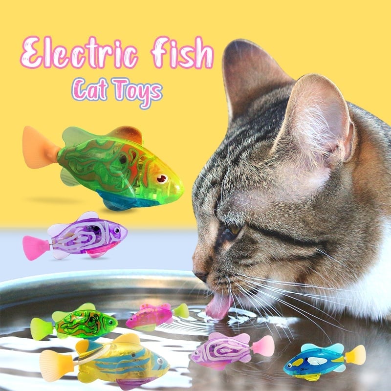 Interactieve LED Vis Speeltjes voor Katten | Elektrisch Zwemmende Speelvissen