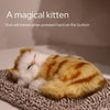 Chat en Peluche | Décoration Miauleuse pour Maison ou Voiture | Cadeau pour Amies, Faux Poils, Sans Piles Nécessaires King of Toys