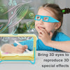 Tableau de dessin 3D pour enfants - Ardoise magique effaçable pour écrire et dessiner, jouet éducatif pour filles et garçons de 3 à 8 ans - Tableau coloré avec lumière LED pour peinture et écriture 3D - Cadeau d'anniversaire parfait ! King of Toys
