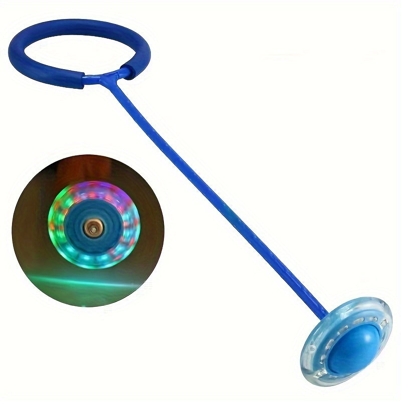 Balle de Corde à Sauter LED - Jouet Sport Extérieur pour Entraînement à la Réaction et à la Vitesse, Plastique Durable en Rose/Rouge/Bleu/Jaune King of Toys
