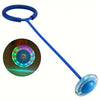 Balle de Corde à Sauter LED - Jouet Sport Extérieur pour Entraînement à la Réaction et à la Vitesse, Plastique Durable en Rose/Rouge/Bleu/Jaune King of Toys