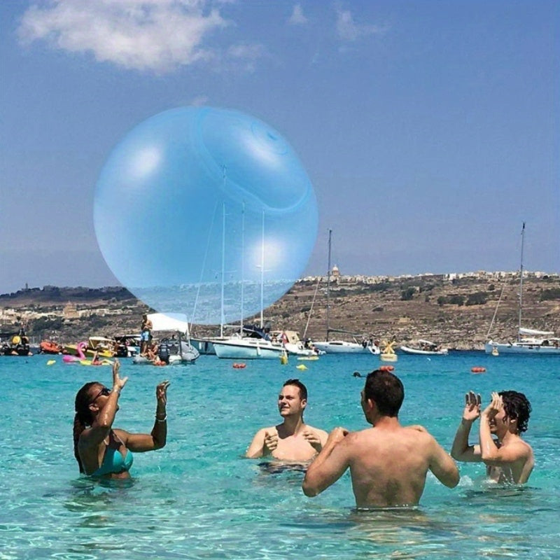 Lot de 3 Balles Géantes à Bulles Gonflables – Balles d’eau en TPE, effet gelée bleue | Jouets aquatiques non électrifiés pour parc aquatique et activités extérieures