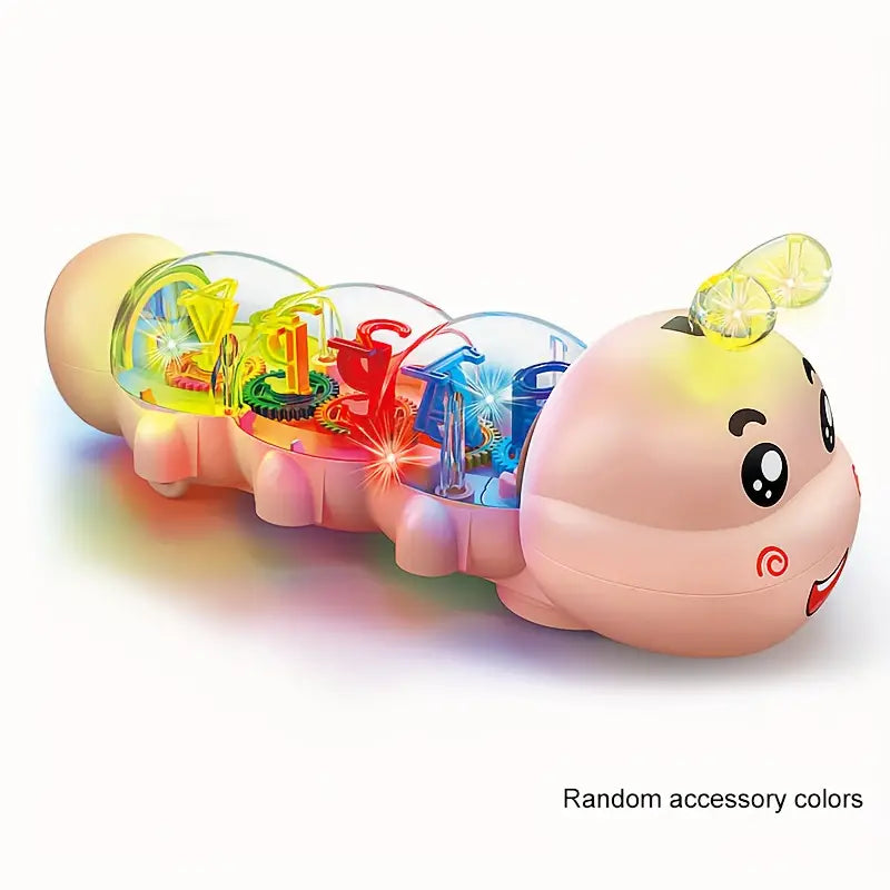 Jouet chenille rampante - avec musique et lumières l pour bébé et enfants en bas âge De Speelgoed Koning