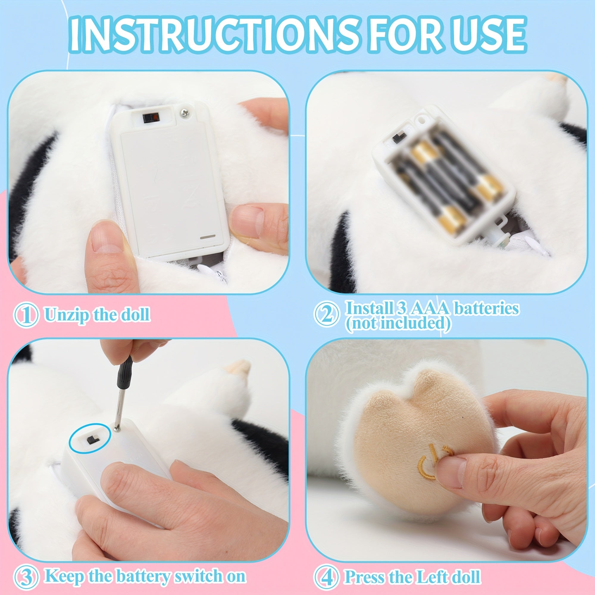 Vache Musicale en Peluche avec Respiration – Veilleuse Apaisante & Fonction Battement de Cœur | 8 Berceuses Douces, Cadeau d’Anniversaire ou de Noël pour Enfants