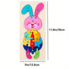 Puzzle Éducatif d'Animaux pour Enfants | Puzzle d'Apprentissage en Bois avec Boucles - Pour Enfants de 3 à 6 Ans King of Toys