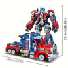 Voiture Transformable 2-en-1 – Set de construction 1000+ pcs en ABS, cadeau idéal pour Noël/Halloween King of Toys