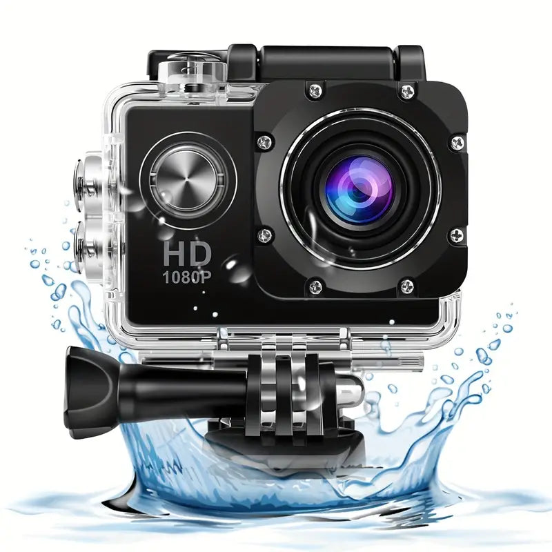 SportsPro l Caméra d'Action Sport Noire l GO PRO l Étanche & Angle Large de 140° Speelgoed Koning