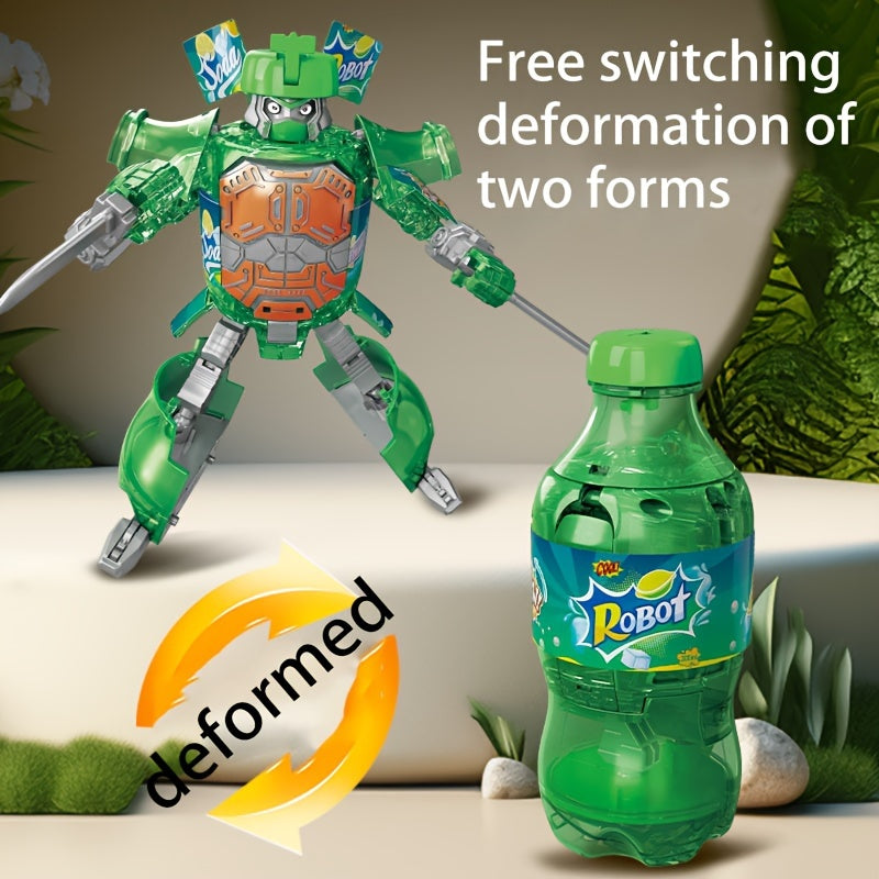Robot Soda Transformable à Volonté | Jouet Interactif et Déco de Bureau Simulant une Boisson | Modèle pour Jeux Multi-Joueurs King of Toys