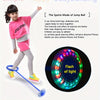 Balle de Corde à Sauter LED - Jouet Sport Extérieur pour Entraînement à la Réaction et à la Vitesse, Plastique Durable en Rose/Rouge/Bleu/Jaune King of Toys