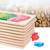 Puzzle Éducatif d'Animaux pour Enfants | Puzzle d'Apprentissage en Bois avec Boucles - Pour Enfants de 3 à 6 Ans King of Toys