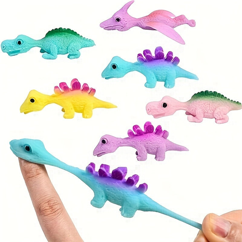 Mini Jouets Dino à Propulser 6pcs | Faveurs de Fête Drôles et Cadeaux Halloween King of Toys