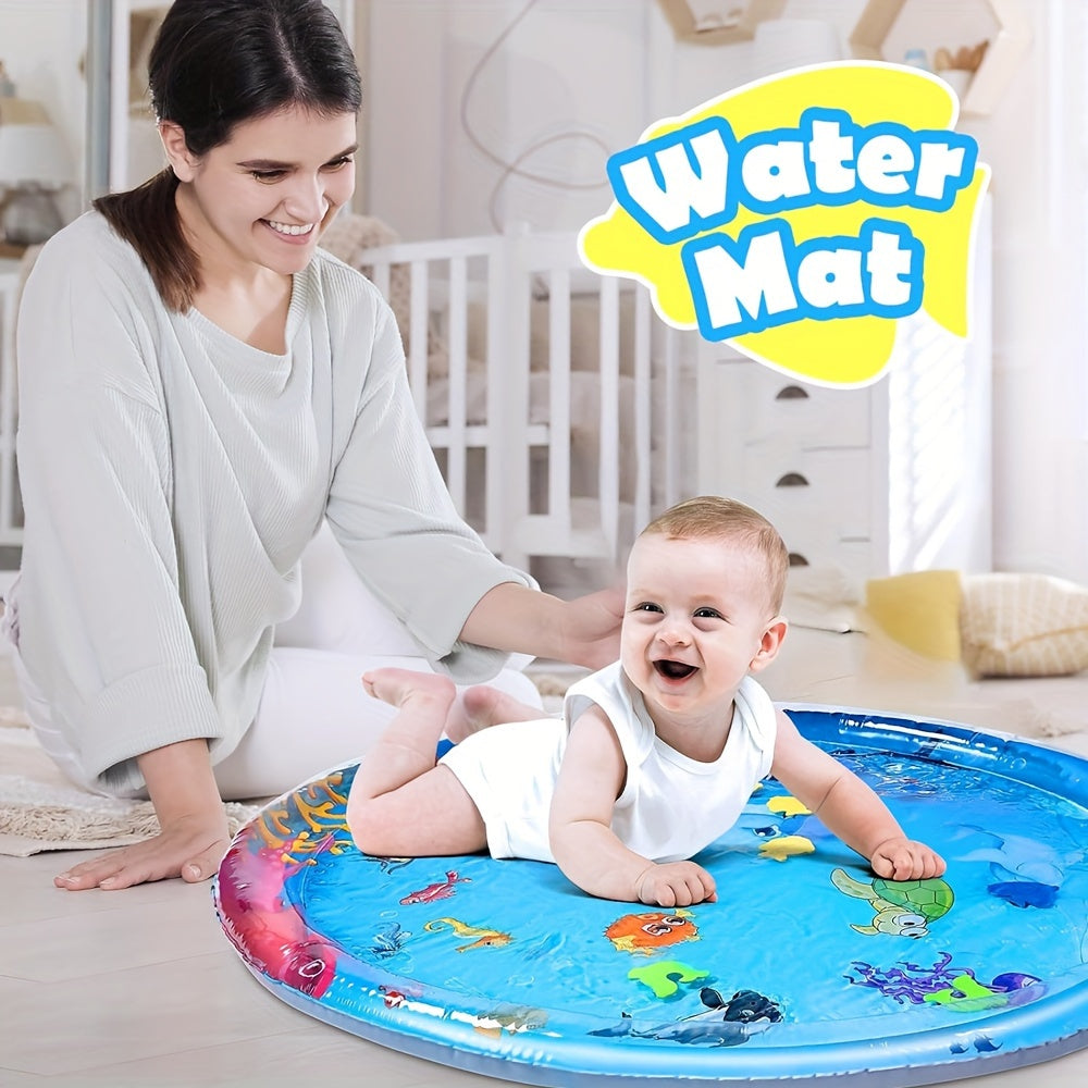 Tapis de Jeu Aquatique Dauphin – Stimule l’éveil sensoriel, PVC résistant pour tout-petits King of Toys
