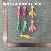 Mini Jouets Dino à Propulser 6pcs | Faveurs de Fête Drôles et Cadeaux Halloween King of Toys