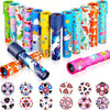 Lot de 8 Kaléidoscopes Rotatifs - Éducatifs & Amusants, Sans Électricité, Divers Motifs, Idéal pour Anniversaires, Récompenses Scolaires, Cadeaux de Pâques King of Toys