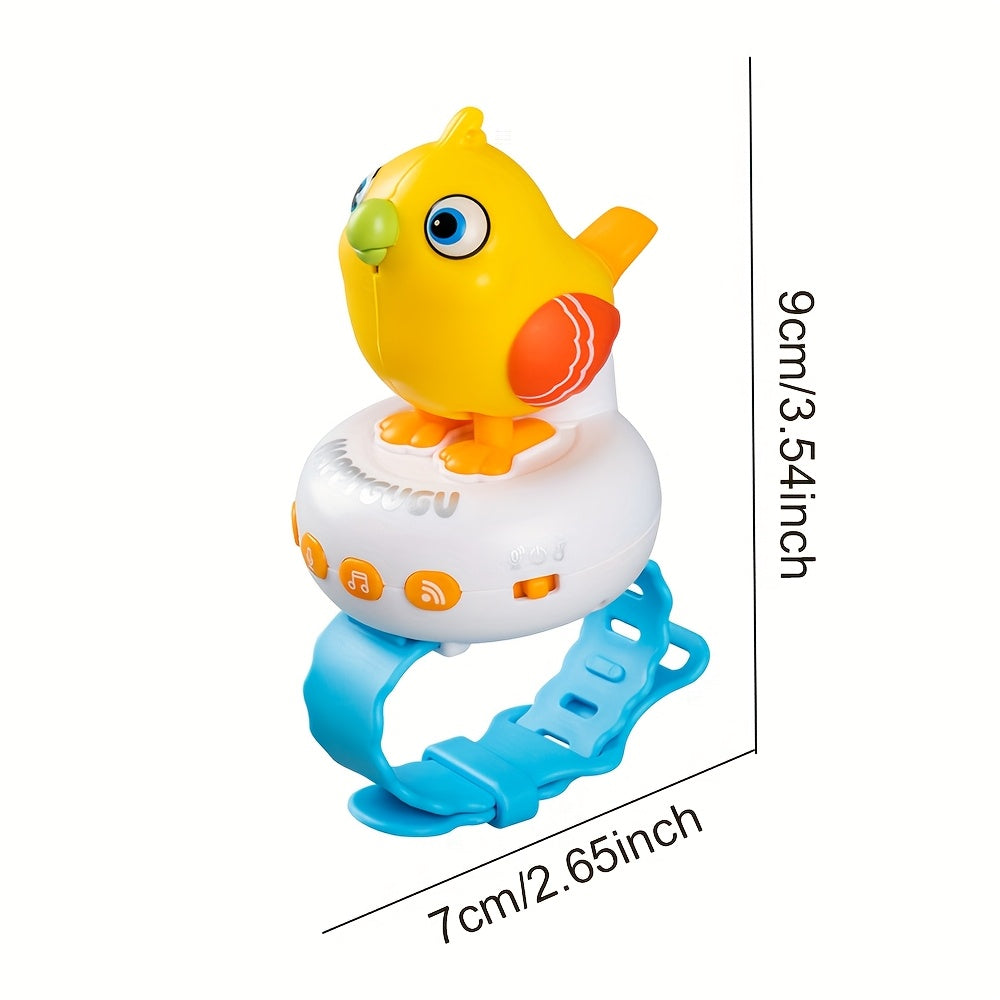 Montre Oiseau Parlante Interactive pour Enfants 3 Ans+ - Jouet Éducatif IA Garçons Filles - Cadeau Noël Anniversaire