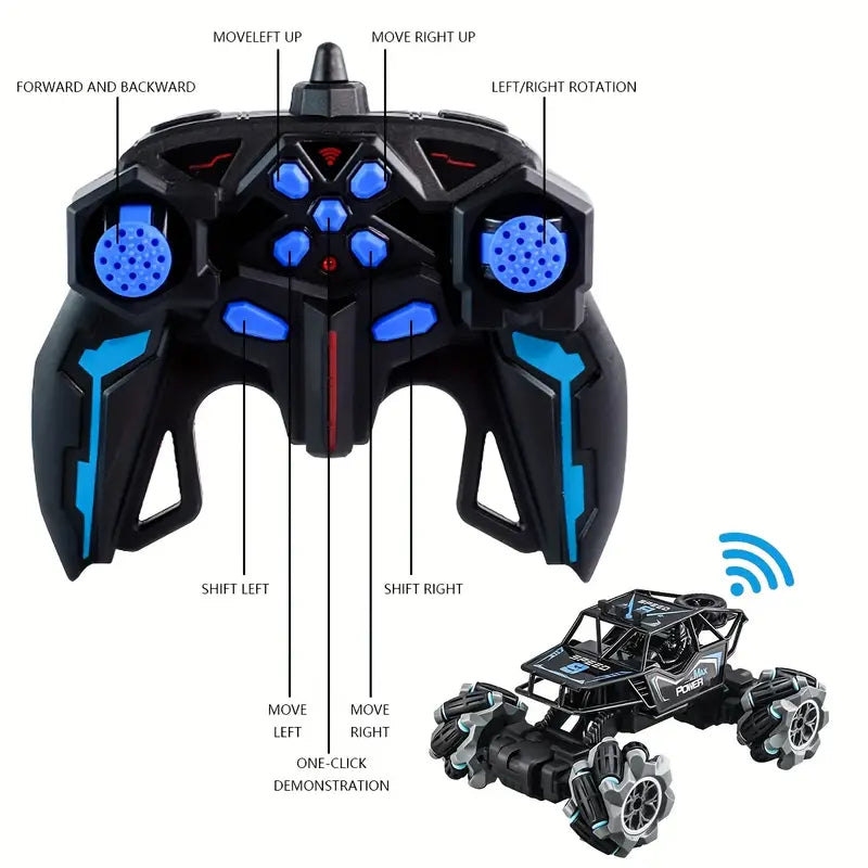Voiture RC l Monster Truck Étanche l Télécommande l Conduite Multi-directionnelle & Escalade de Rampe Speelgoed Koning