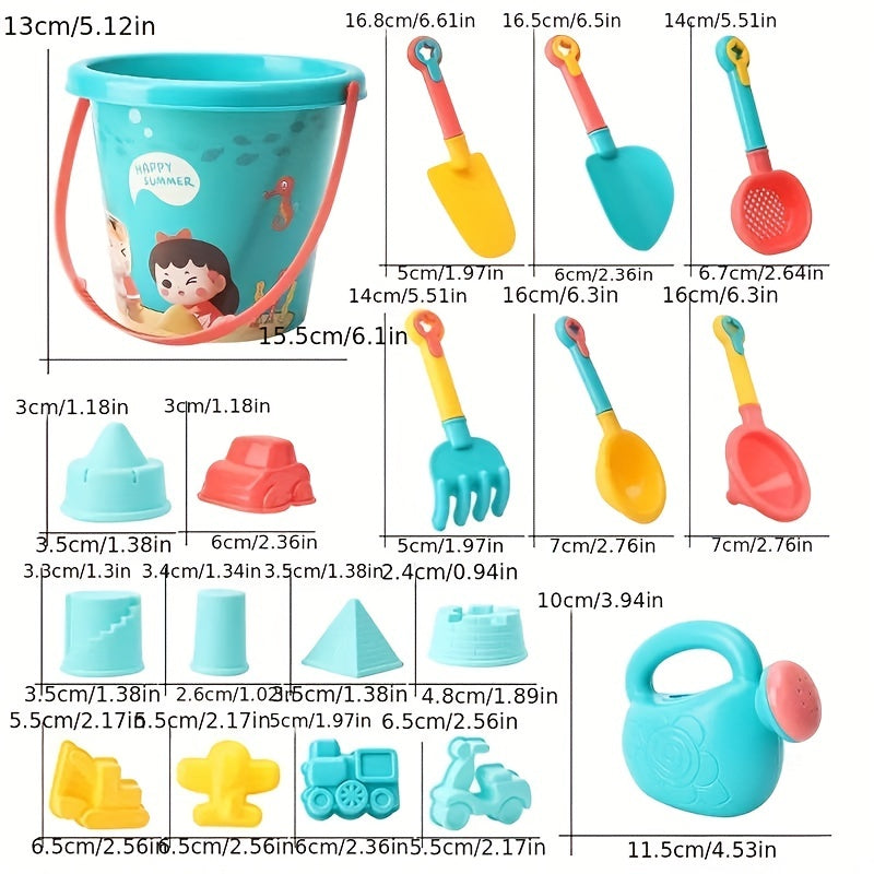 Set de 18 Jouets de Plage | Accessoires pour Sable et Eau King of Toys