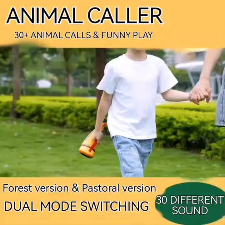 Trompette Sifflet Rassemblement d'Animaux pour Enfants 3 Ans et Plus - Jouet Musical Éducatif pour Filles et Garçons - Entraînement de la Capacité Pulmonaire