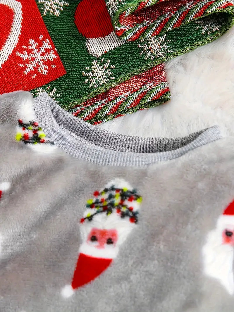 Pull Père Noël pour bébé et enfant l Hiver, cadeau de Noël King of Toys