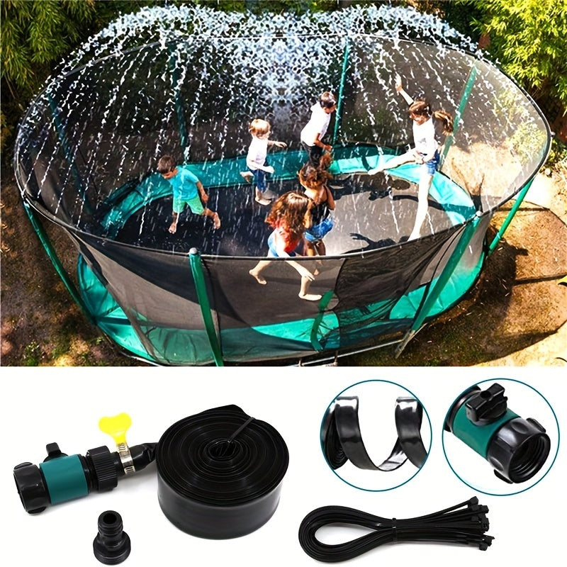 Système d'Arrosage pour Trampoline | Rafraîchisseur Extérieur avec Tuyau en PVC et Buses