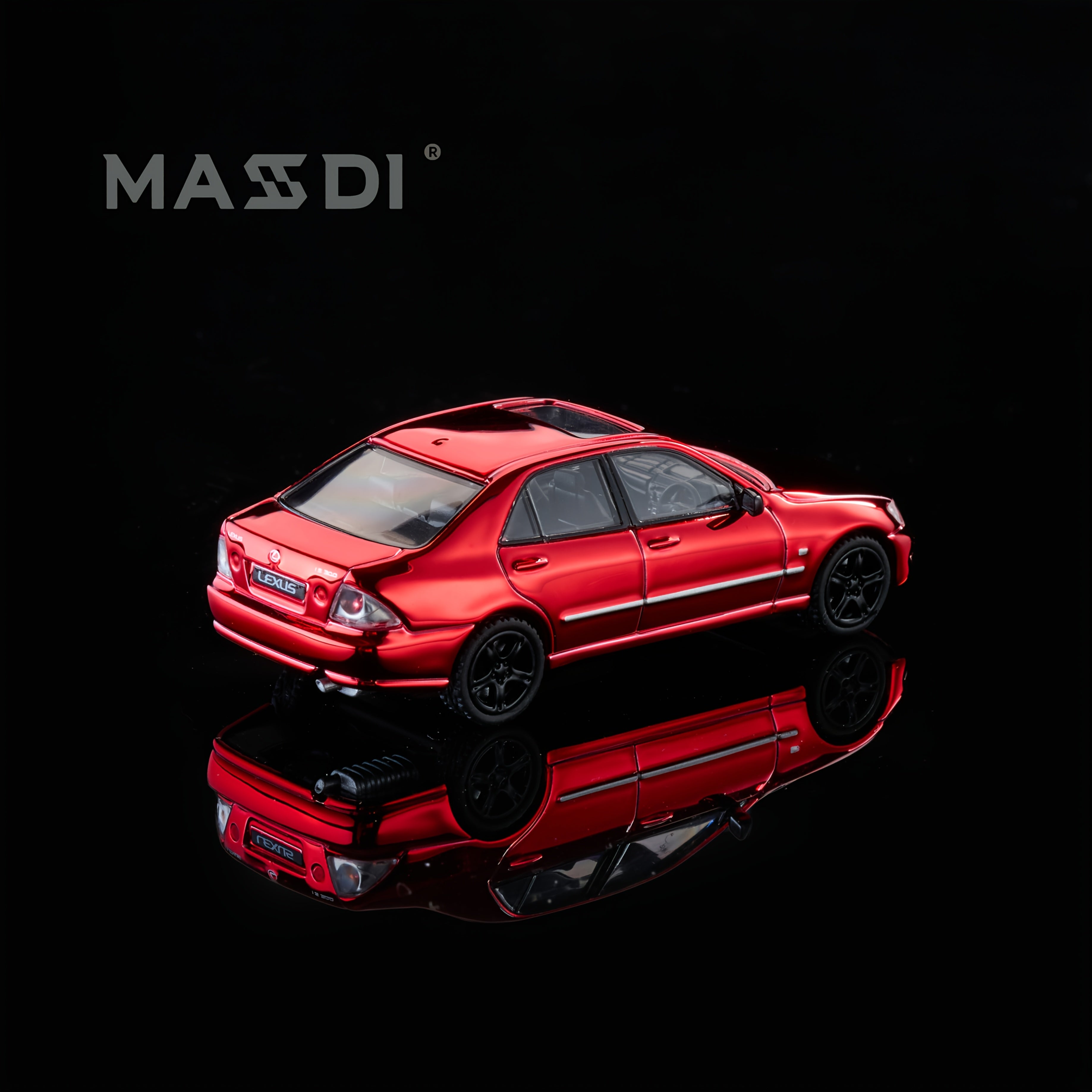 Modèle Lexus IS300 Échelle 1:64 - Métal Électroplaqué, Support - Cadeau Noël & Halloween King of Toys