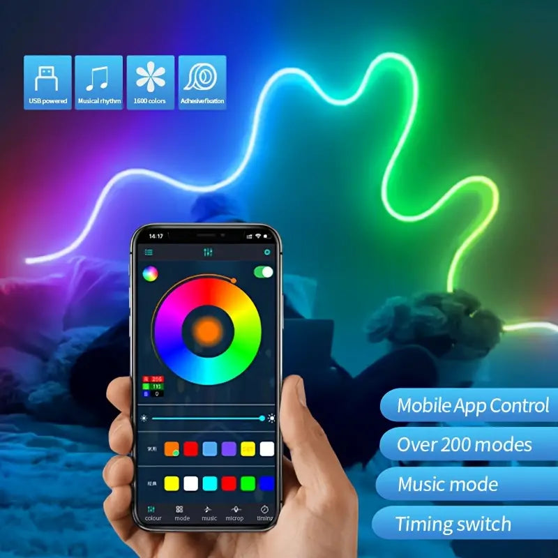 Guirlande Lumineuse Néon avec Musique 300 CM | RGB & LED Speelgoed Koning