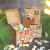 Boîtes en Papier Kraft Vintage de Noël (24 pcs) | Boîte DIY de Calendrier de l'Avent pour Décoration de Noël King of Toys