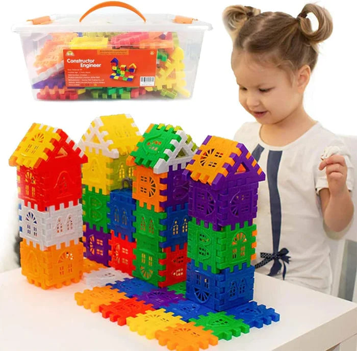 Blocs de construction gaufrés pour enfants - Jouets à partir de 2 ans, clics toys Speelgoed Koning