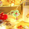 Guirlande lumineuse de Noël LED | Décoration intérieure pour fêtes de Noël avec Père Noël et bonhomme de neige King of Toys