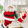 Père Noël Électrique Escaladeur avec Musique | Jouets Ornements de Cadeau Poupée Suspendus Décorations King of Toys