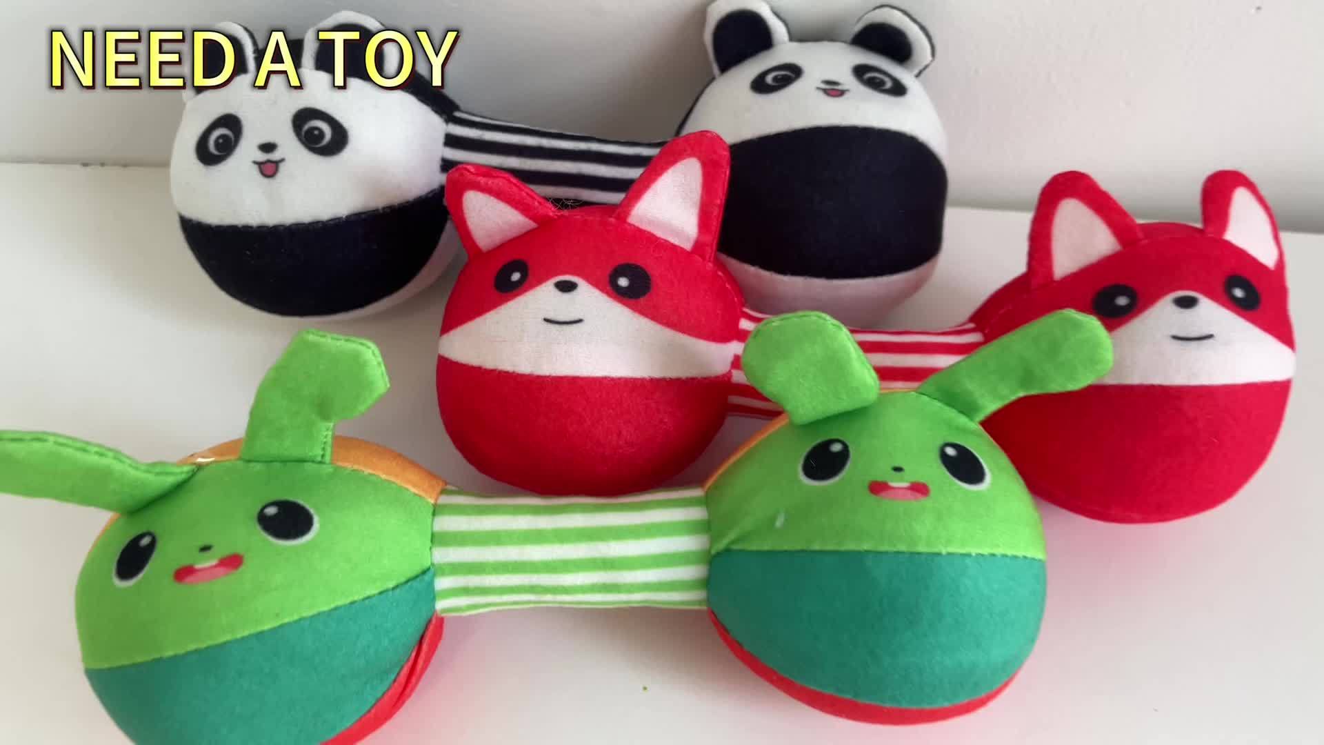 Hochet Doux en Polyester pour Bébé | Jouet Animal Adorable | Développement Sensoriel & Anneau de Dentition King of Toys