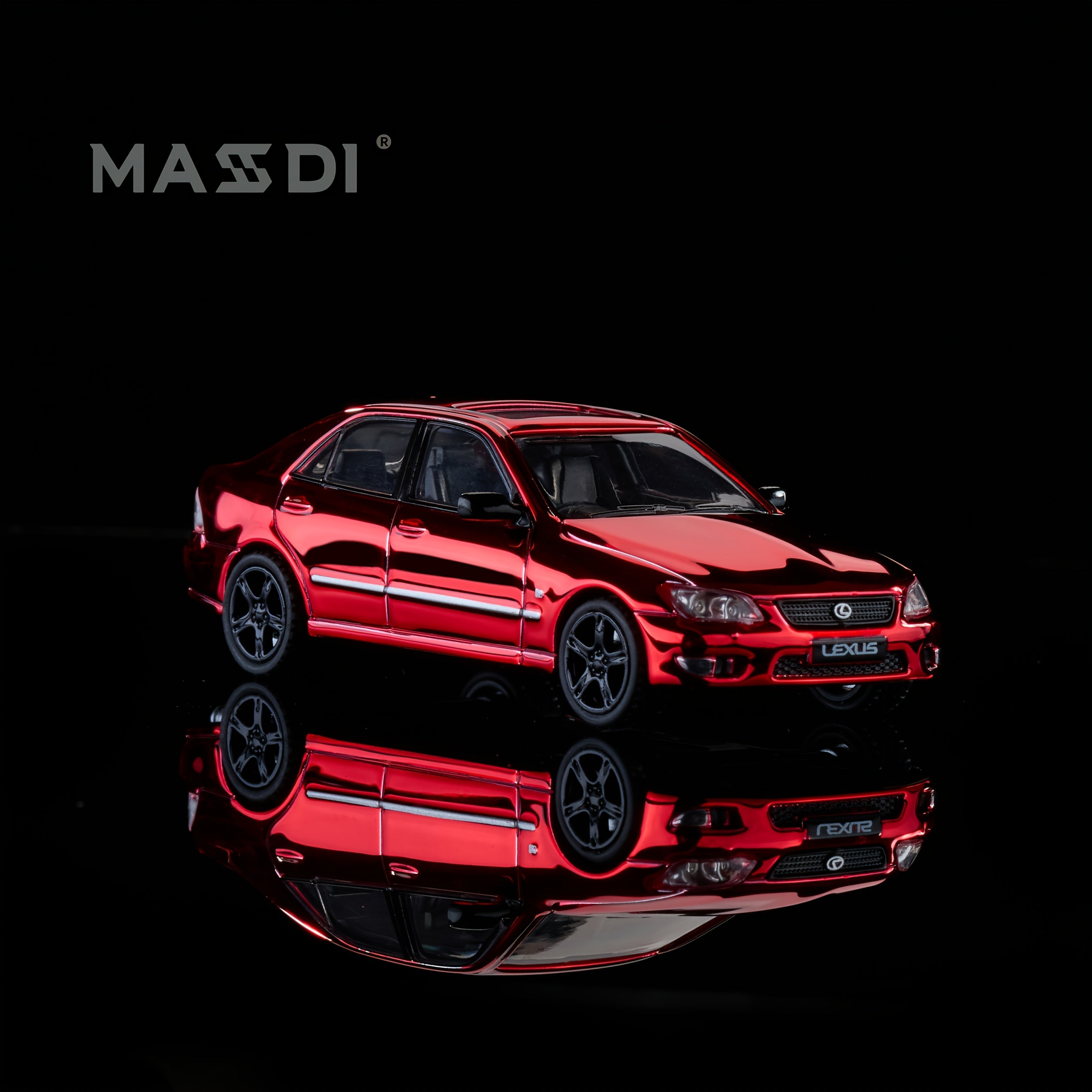 Modèle Lexus IS300 Échelle 1:64 - Métal Électroplaqué, Support - Cadeau Noël & Halloween King of Toys